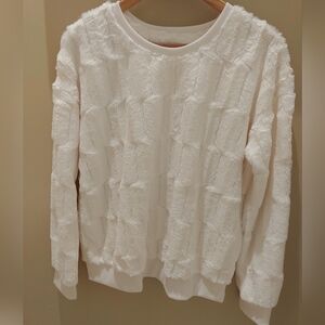 Knapp Studio Textured Crew Neck Sweatshirt